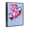 Stupell Industries Heart Balloons Celebration Framed Giclee, design by Michael Willett